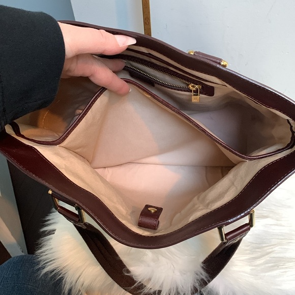 2003 authentic Louis Vuitton Lucille GM maroon and brown / tan shoulder bag - Picture 15 of 17